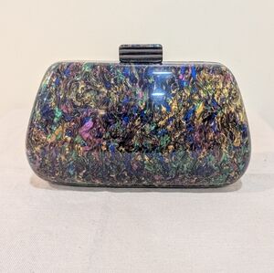 Multicolor Acrylic Clutch Bag